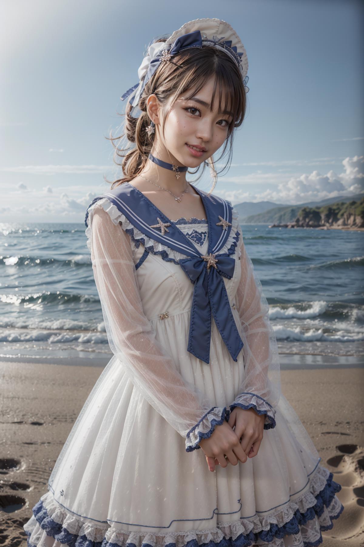 【浅海星辰】Dress No.11 White Dress image by feetie