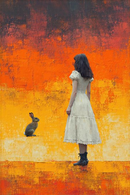 abstract photo on the theme: makes you larger
,mother gives you,Alice,ten feet tall, chasing rabbits,
