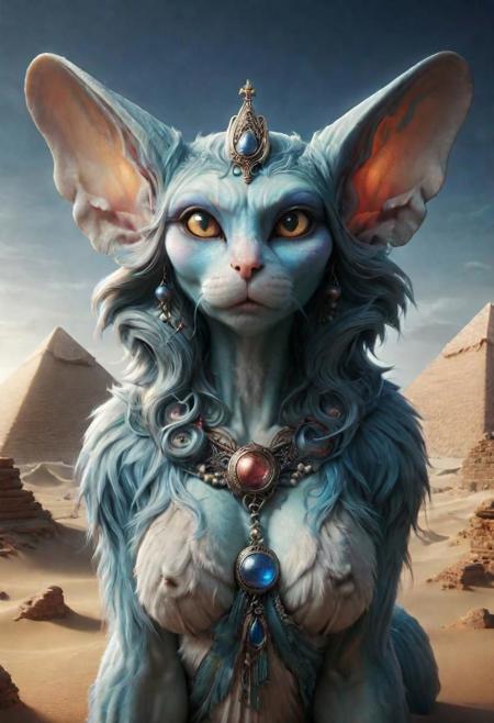 style by (Clay Mann:2.5),unique realistic (fluffy angry sphinx:1.8) getting a (Christmas gift:1.2), (Angry and hissing:1.2), a phantasmagoria, Egyptian Night Atmosphere, Dynamic Angle, Dramatic Lighting, desert winter masterpiece, digital painting,<lora:add-detail-xl:1.4>, windy epic polar, ,(luminous cat eye),professional make-up, mesmerize