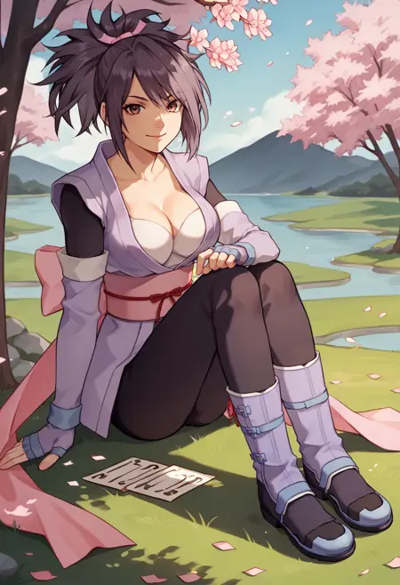 Sheena Fujibayashi, 2 outfits (Tales of Symphonia) [Pony Diffusion]