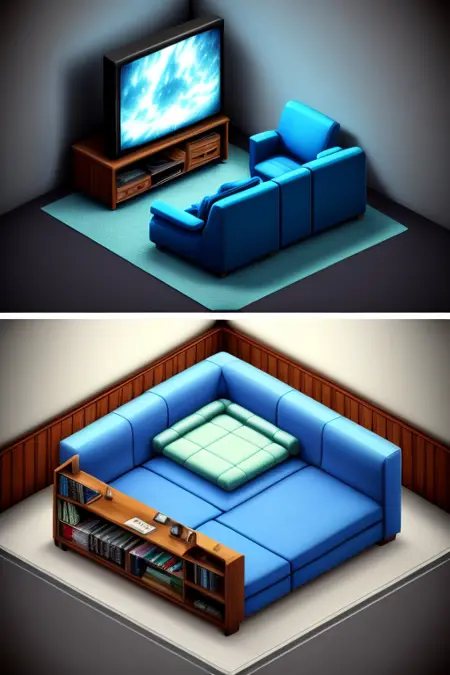 Isometric Dreams (Living Room)