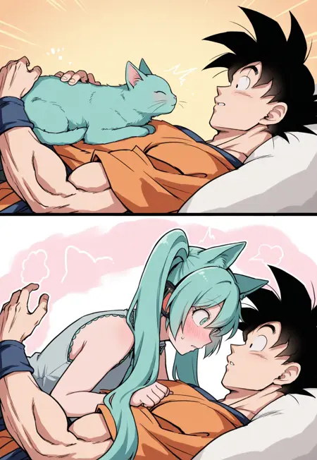 Animal Transformation Couple I Meme Comic Pose Concept I IllustriousXL and NoobAI