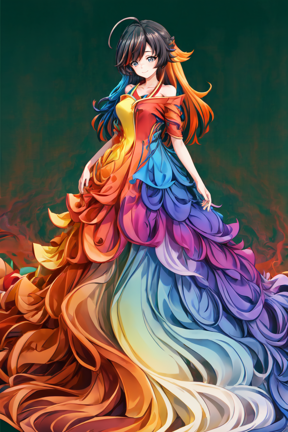 Rainbow Layer Dress image by anonymoose1234