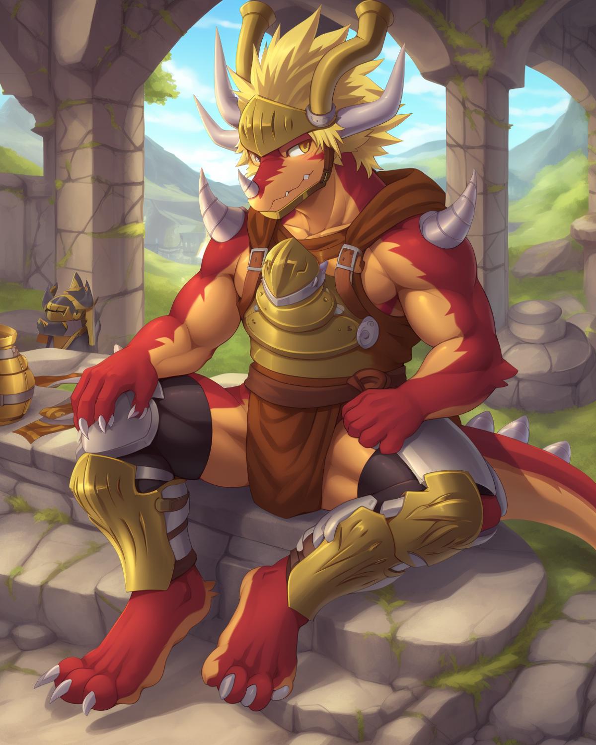 drum bunker dragon / 冲击钻 / future card buddyfight image by Philip