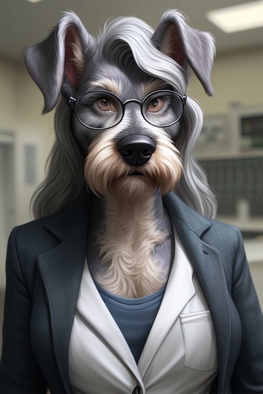 Schnauzer Dog (Anthro) image by BublesExplosion