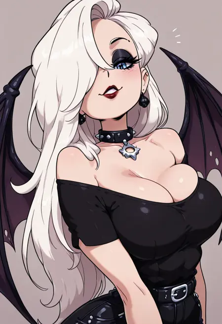 Blanc Tepes: Crocs d'ivoire | Ivory Fangs (Citron OC) [Illustrious]