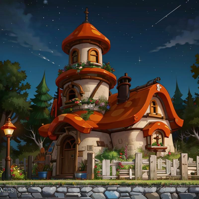 Henesys Buildings - Mushroom Homes (Maple Story) image by CitronLegacy