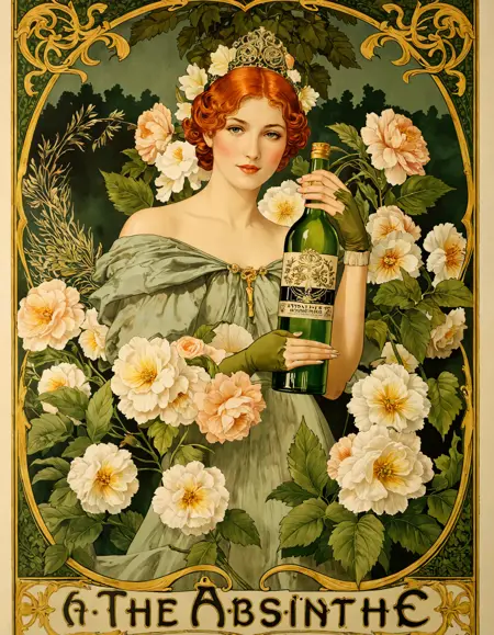 Lora flux art nouveau