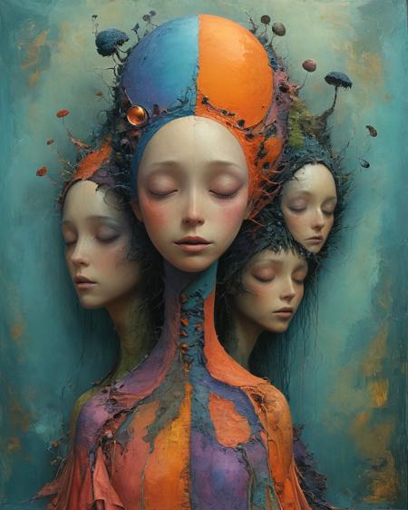 unfinished fantasy, photorealistic, colorful flat surreal concept artwork, triadic color scheme, art by stephan balkenhaft, lisa beksinski, brian froud  <lora:add-detail-xl:0.75> <lora:xl_more_art-full_v1:0.5>