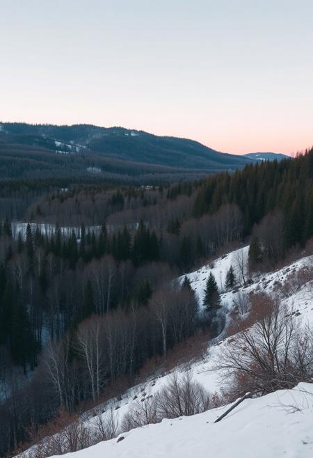 December landscape.