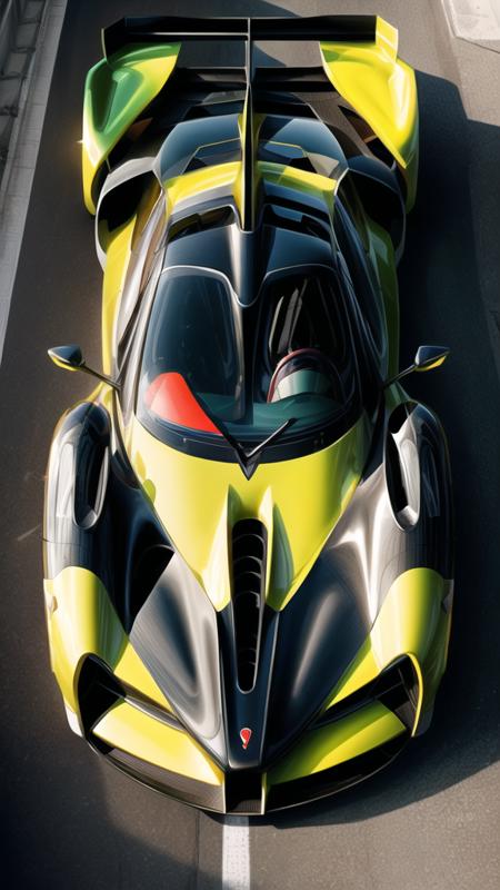 Hypercar Top View v1.0