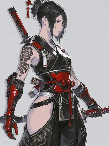 NieR art style - Illustrious