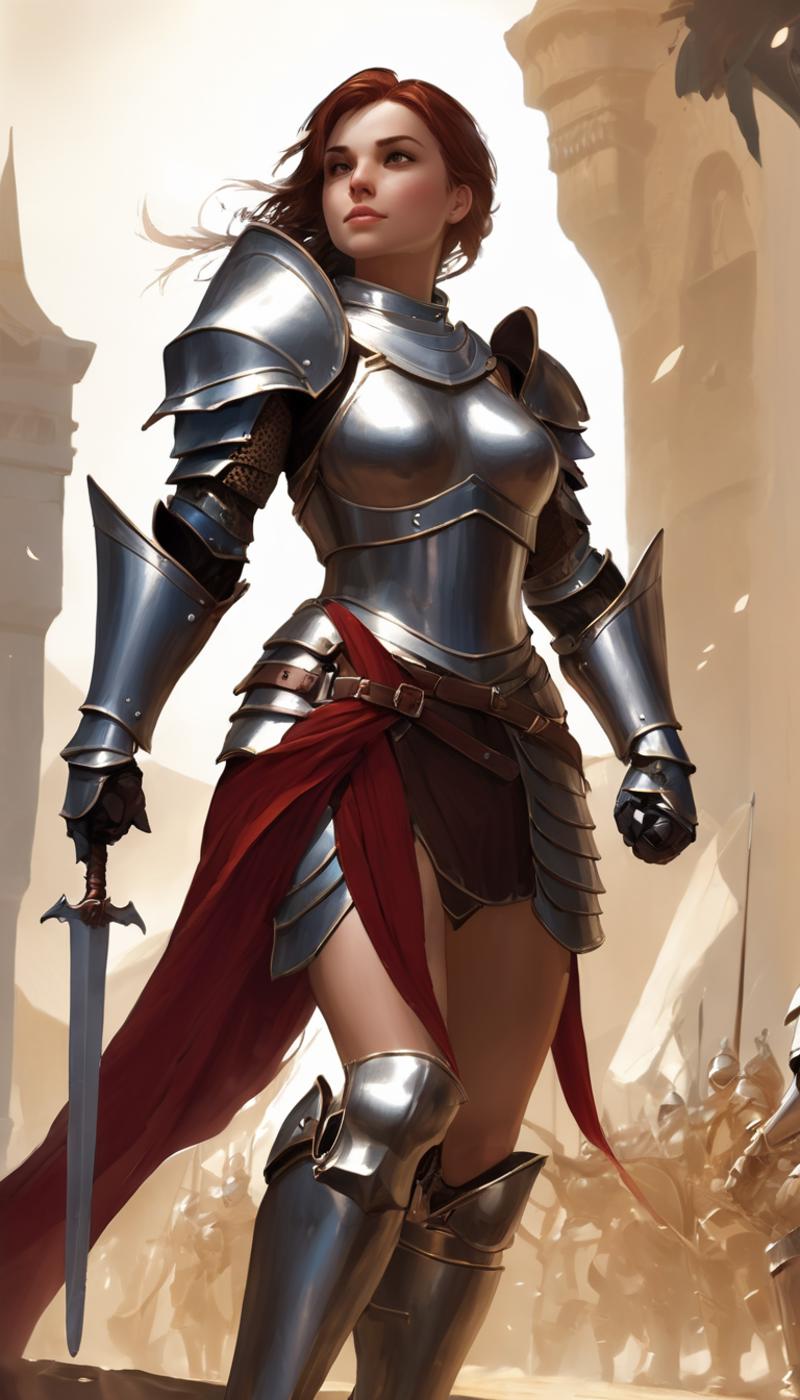 Guild Wars [Art Style Capture] Fantasy LoRA XL image by Hevok