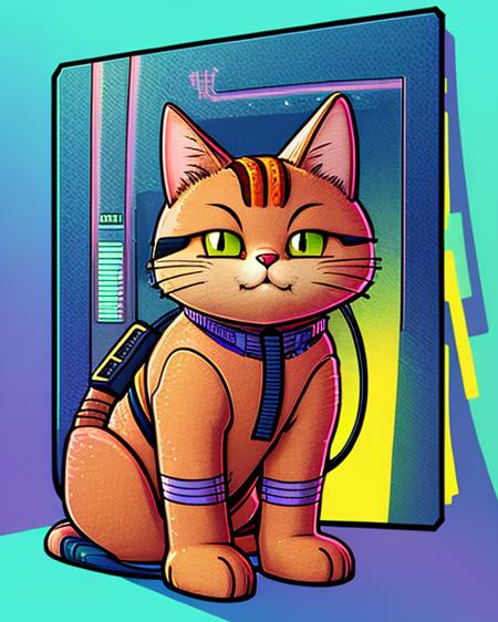 best quality,masterpiece,highly detailed,ultra-detailed,   <lora:neg4all_bdsqlsz_V3.5:-1> <lora:90Style_last:3.0> 90s Illustration Style
1 cat no humans