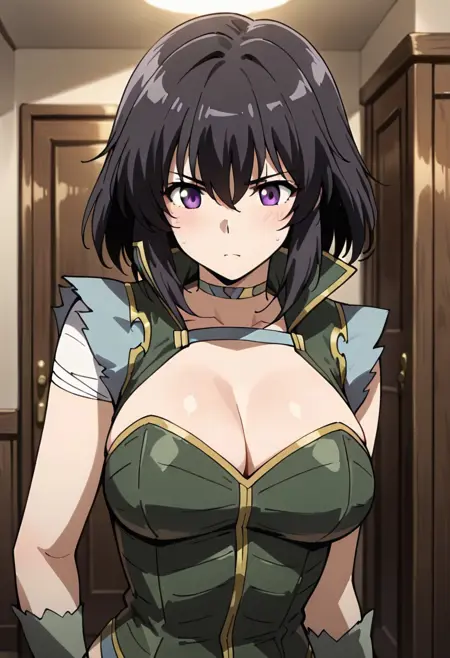 black hair mob assassin(Queen's Blade Vanquished Queens)