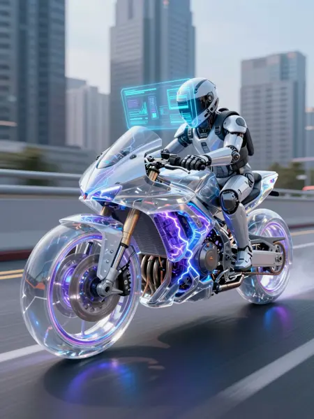 Z image Turbo / Futuristic Superbikes