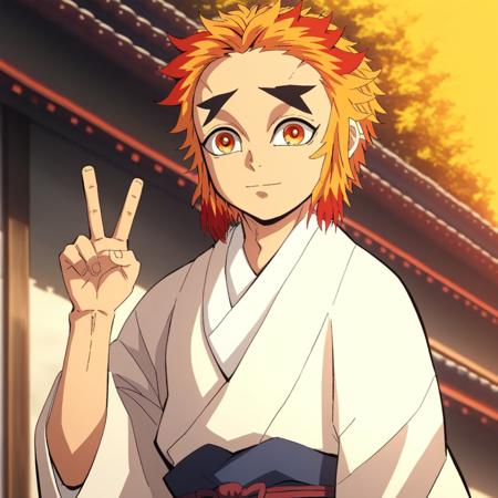 Senjuro Rengoku - (Kimetsu no Yaiba) pony/illustrious Pony