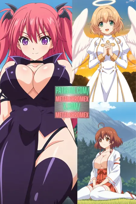 Firika Mia Shatana, Sera Mitra Airun, and Nonoa Momose (Nuki Doki!) - 3 Art Styles - Commission!