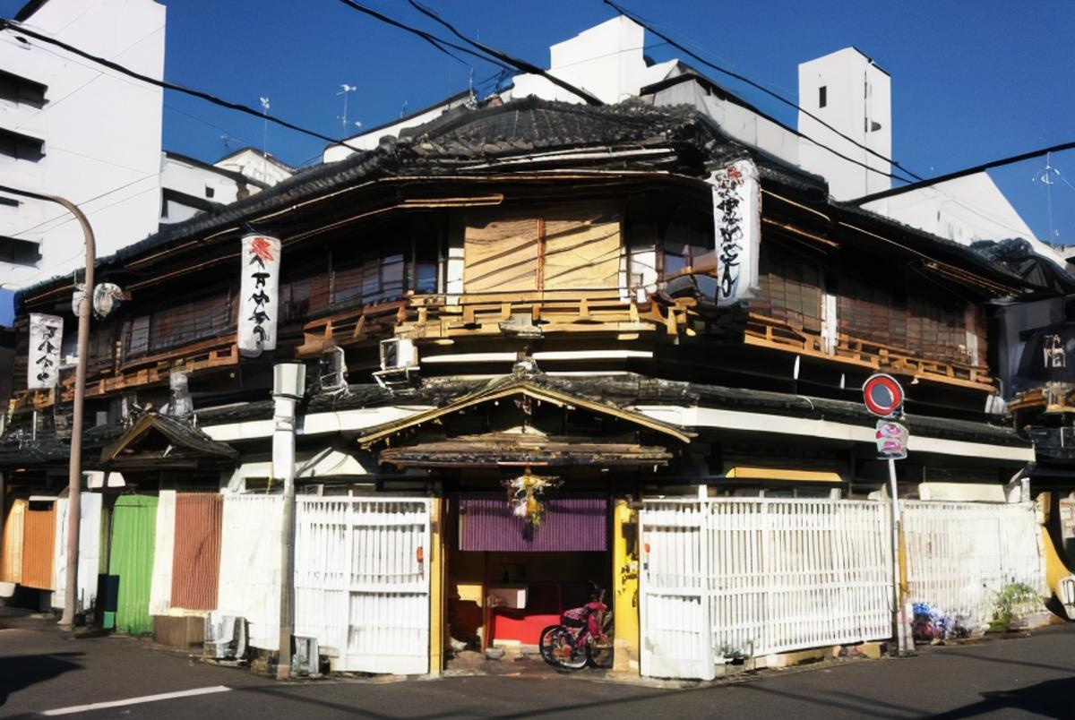 飛田新地（大阪市）/Tobita Shinchi : Japanese traditional Red-light district in Osaka image by yukanosimi