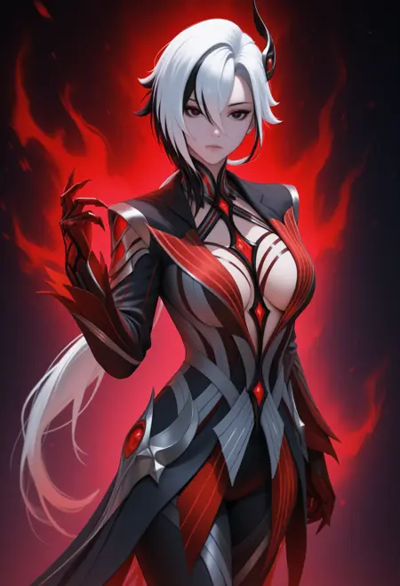 [NoobAI-XL EPS v1.1] Arlecchino (Cinder of Two Worlds) | Genshin Impact