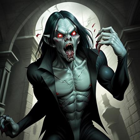 a photo of morbius,  <lora:morbius:1>