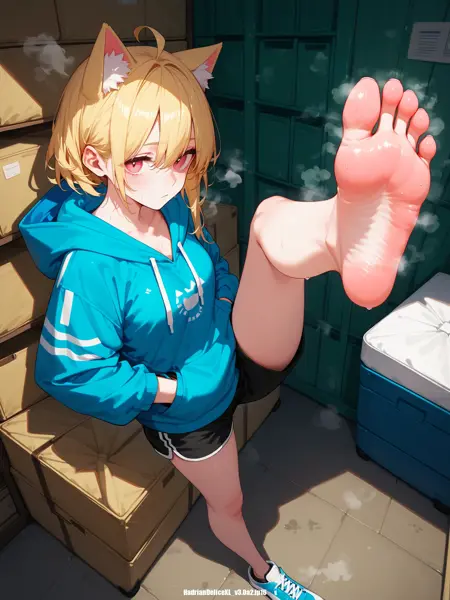 Standing and show foot | Pony