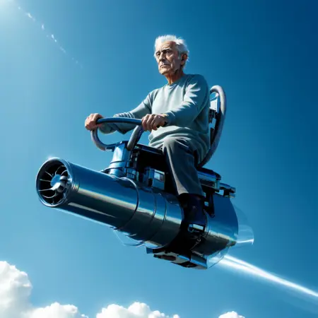 flying vacuum cleaner
