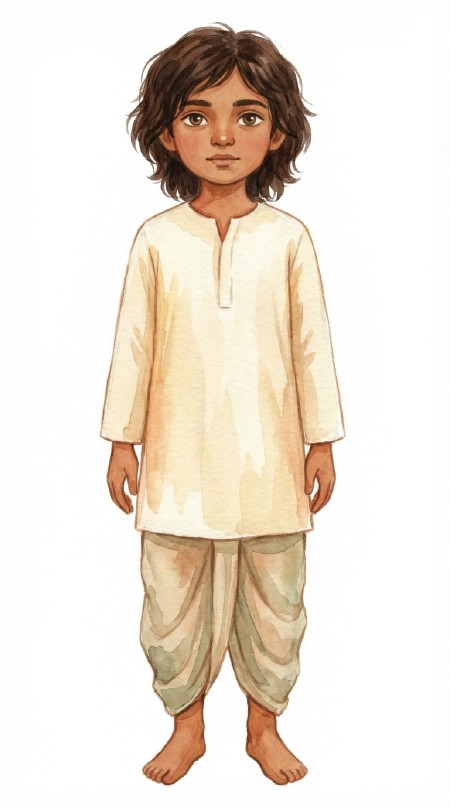 Aryan Child – Watercolor Character (SDXL LoRA) v1.0