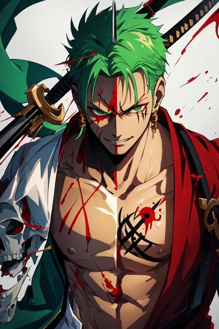 Roronoa Zoro ロロノア・ゾロ / One Piece - v1.0, Stable Diffusion LoRA