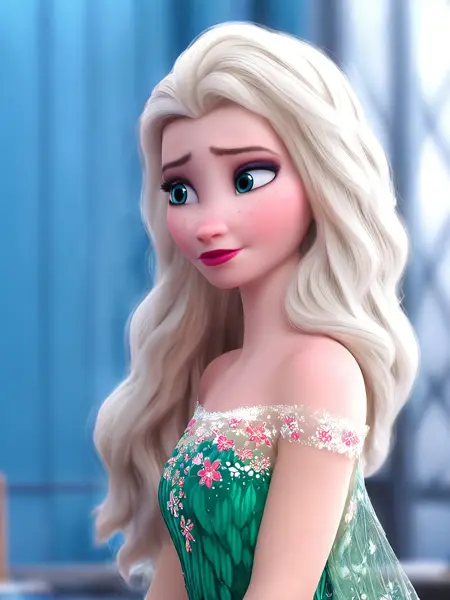 Frozen elsa -PonyXL attempt to match the original character