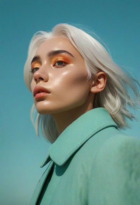 (Split-Tone Photography by Victoria Cabezas and Emmanuelle Riva:1.2), award winning, hantu garpu , (aesthetic of dadaism with celestial skies atmosphere:0.5), glare effects, uniform focus, f/8, leading lines, artistic tour de matre with sophisticated details, (mint green and ash gray colors:0.1), <lora:MJ52:0.5> <lora:Ice:0.8> ice
(masterpiece, best quality:1.4), perfect body, , , brown hair, brown eyes, parted lips, , detailed skin,model photoshoot, photography by (Faye Wray:1.3), modelshoot, pose, , (Faye Wray: 1,2) award winning photo macro shot of a beautiful young woman lying , white hair, dynamic lighting, cinematic still, pale skin 100mm f/2.8 macro lens, 
full body, battle stancevibrant, neon colors, , highly detailed,byJocelyn Hobbie and Charles Dwyer, Triadic color guide,Leica Q2 with Summilux 28mm f/1.7 ASPH, ,clear face, Ultra High Resolution, wallpaper, 8K,Rich texture details, hyper detailed, detailed eyes, detailed background, dramatic angle, epic composition, SimplepositiveXLv1 (masterpiece, high quality, fisheye:1.2),, solo, model photoshoot, (black theme:1.1), a stylish girl,