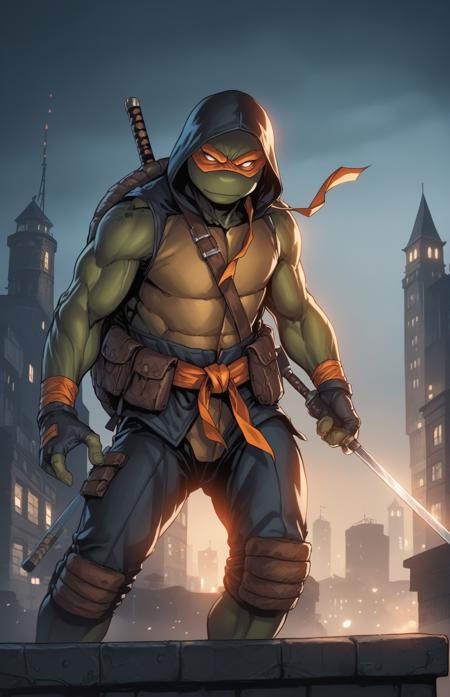 TMNTGroup TMNTRaphael TMNTMichelangelo TMNTLeonardo TMNTDonatello wearing purple bandana mask with eye-holes wearing orange bandana mask with eye-holes wearing red bandana mask with eye-holes wearing blue bandana mask with eye-holes a teenage mutant ninja turtle a group of teenage mutant ninja turtles TMNTLastRonin