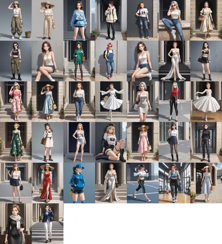 Ultimate Female Outfit Wildcard – 40 Complete Looks!