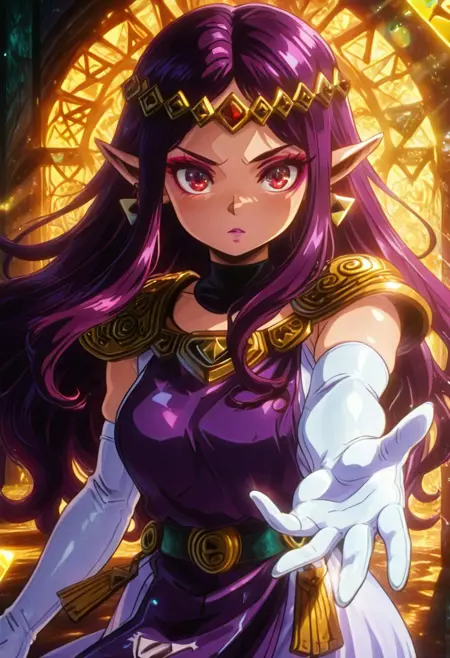 Hilda: Lorule Princess  | ヒルダ (The Legend Of Zelda: A Link Between Worlds) [Illustrious]