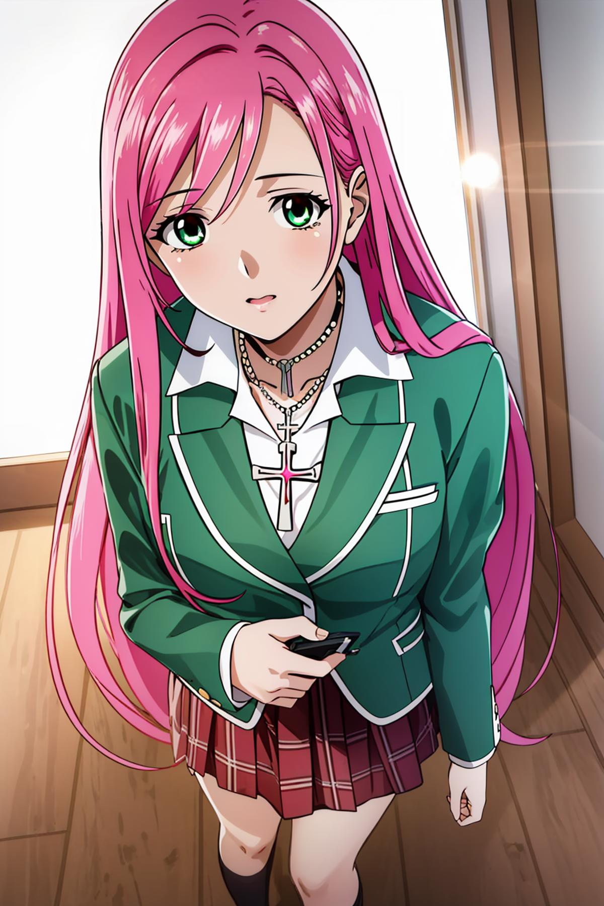 Anime Character - Rosario Vampire - Akashiya Moka - v01 | Stable Diffusion  LoRA | Civitai