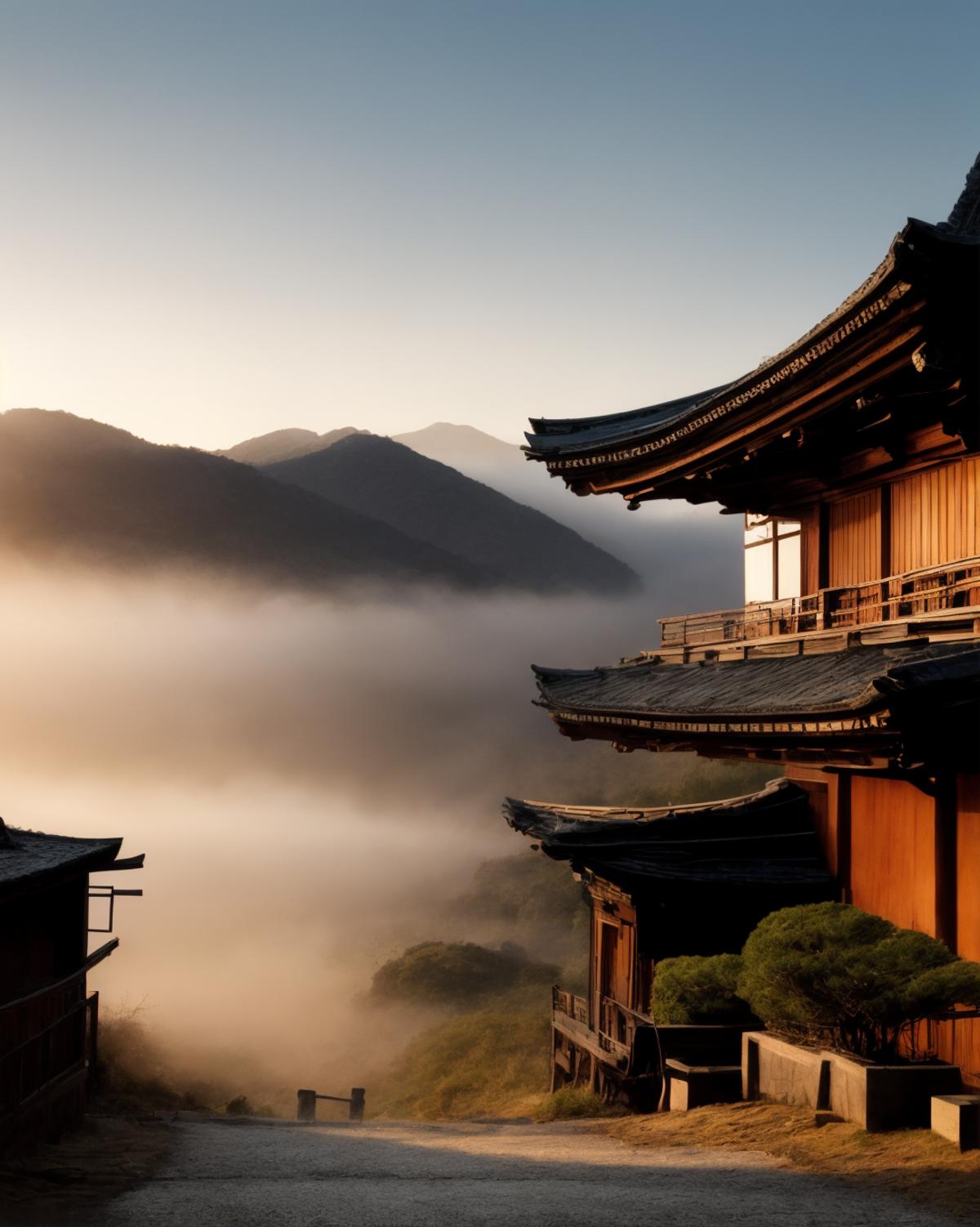 Ancient Japanese Village MicroLyCO (half-wilderness half-countryside) image by TopazStudio