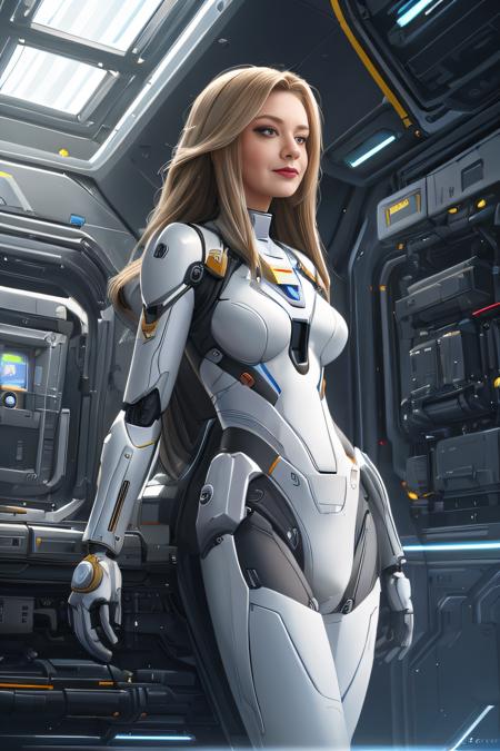 (((masterpiece))),(((best quality))), serene scene of a bionic woman, mechanical limbs, in a space station, soft robotics, (utopian:1.25), inspired by Deviantart, (soft light:1.2),
<lora:add-detail:1.5>