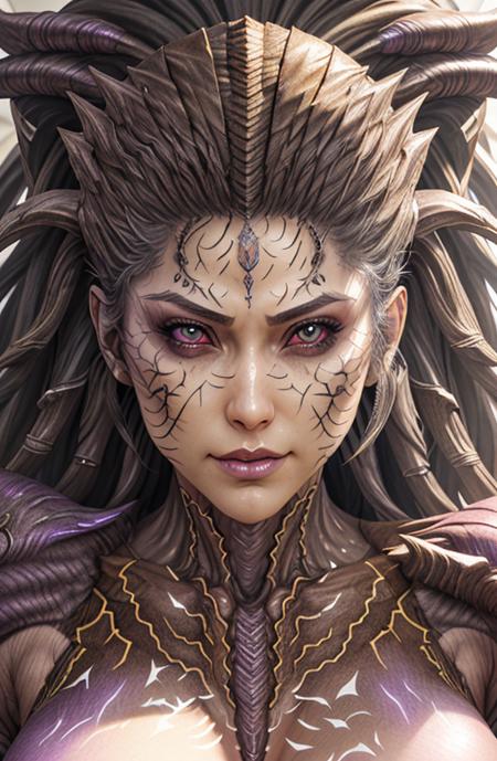 proportional eyes, photorealistic, hyper realistic, extremely detailed, hyper detailed, soft lighting, detailed background, extreme detail background, sharp details, extremely detailed face, extremely detailed eyes, full body, queenofblades,  <lora:queenofblades-000005:1>