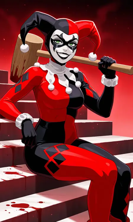 Classic\BTAS Harley Quinn cosplay
