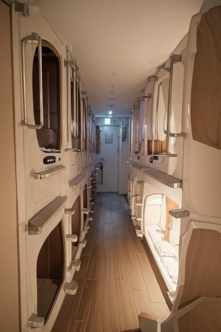 カプセルホテル Capsule hotel SD15 SD1_V1