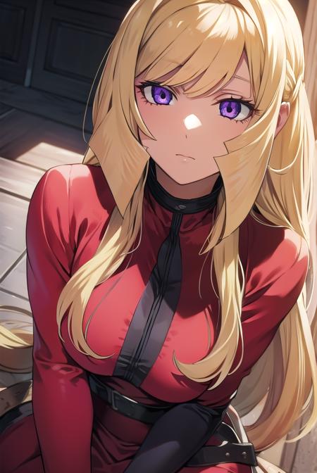 kudeliaainabernstein, <lyco:kudeliaLYCORIStest:1>,
kudelia aina bernstein, (purple eyes:1.1), long hair, blonde hair, bangs, blunt bangs,
BREAK gloves, dress, red dress, white gloves, capelet, gown, red gown, apricot, black apricot,
BREAK looking at viewer,
BREAK indoors,
BREAK <lora:GoodHands-vanilla:1>, (masterpiece:1.2), best quality, high resolution, unity 8k wallpaper, (illustration:0.8), (beautiful detailed eyes:1.6), extremely detailed face, perfect lighting, extremely detailed CG, (perfect hands, perfect anatomy),