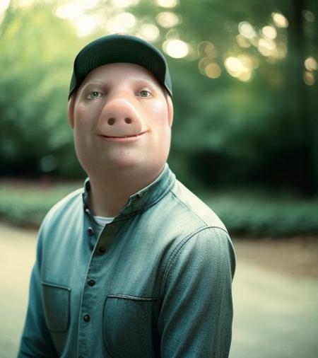 a close up shot of john pork standing in the park, an album cover <lora:JohnPork:1>, an extremely delicate and beautiful, extremely detailed ,CG ,unity ,wallpaper, (realistic, photo-realistic:1.37),Amazing, finely detail, masterpiece,best quality,official art, extremely detailed CG unity 8k wallpaper, absurdres, incredibly absurdres  detailed portrait