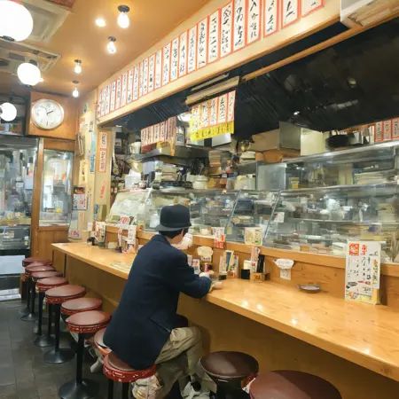 大衆酒場の店内 / Inside a popular Japanese Tavern SDXL