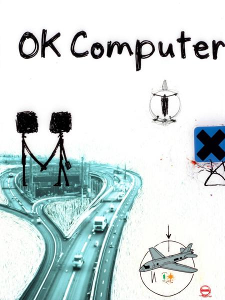 OK Computer Stanley Donwood Style - Radiohead - Flux v1.0