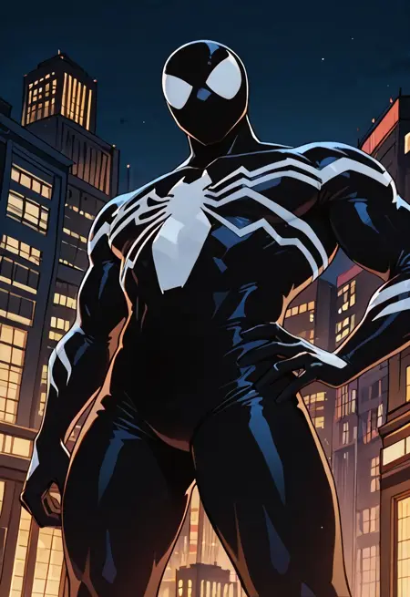 Symbiote Spider-Man Suit "1999" Blacksuit (Spider-Man Unlimited) [Illustrious/Pony]