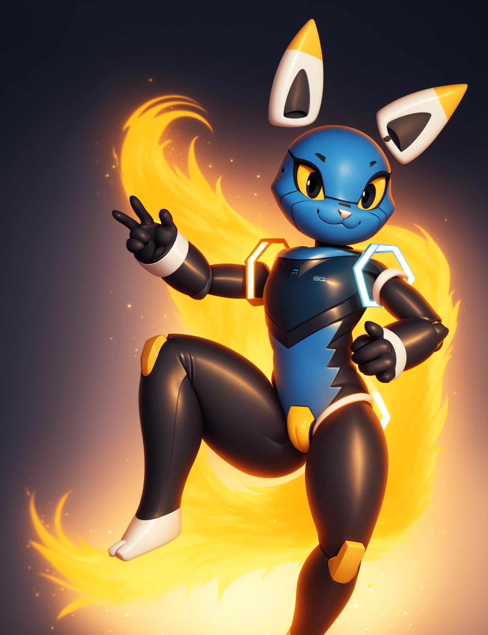 Esix (e621 mascot) image by FinalEclipse