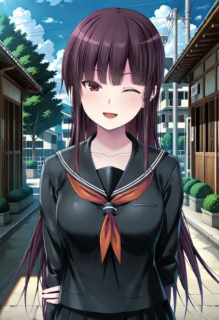 Kusakabe Shizuku/草壁 しずく (Kyokugen Chikan Tokuiten Series) LoRA [Illustrious]