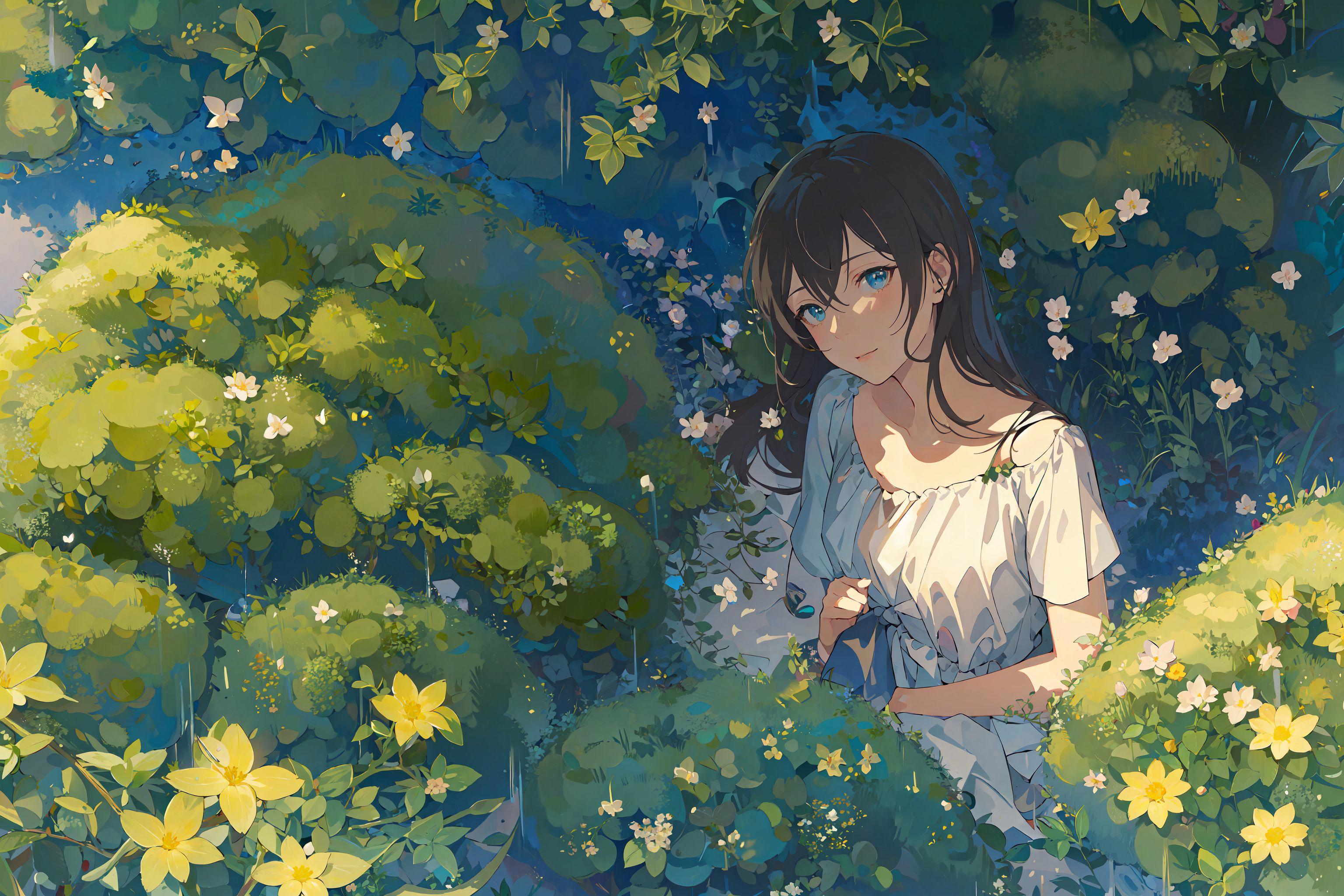 言叶之庭/The Garden of Words/新海诚/Makoto Shinkai/言の葉の庭です Lora image by chosen