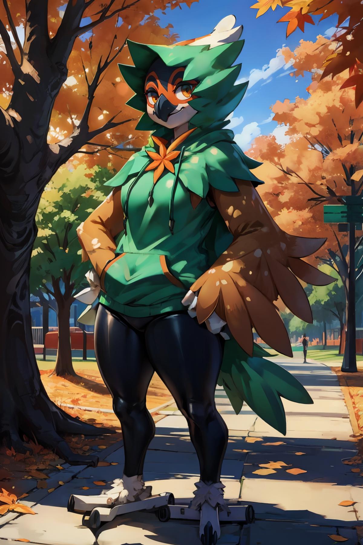 Decidueye image by wikkitikki