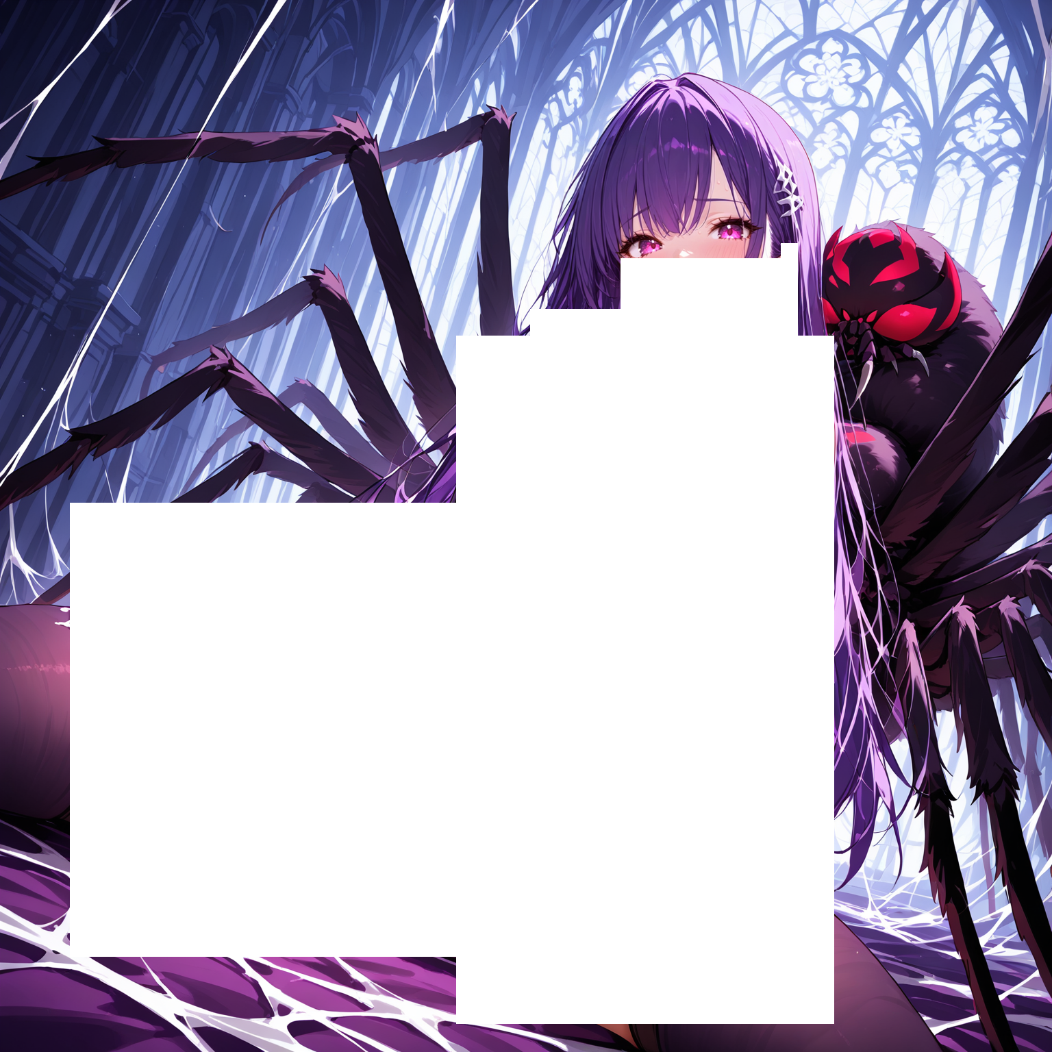 <lora:RELHSDXLSTYLE:.35>,masterpiece, best quality,uncensored, RELHstyle,  1 spider  , <lora:Spider_only_illu:.65>,